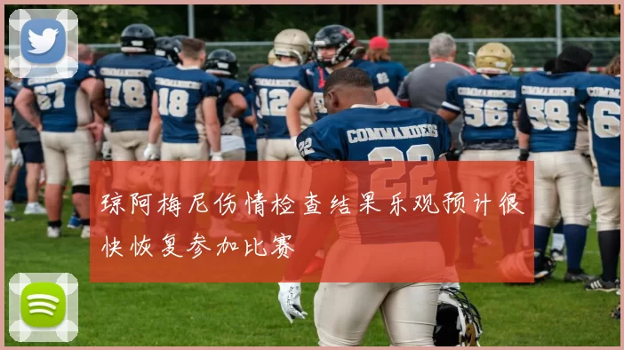 琼阿梅尼伤情检查结果乐观预计很快恢复参加比赛
